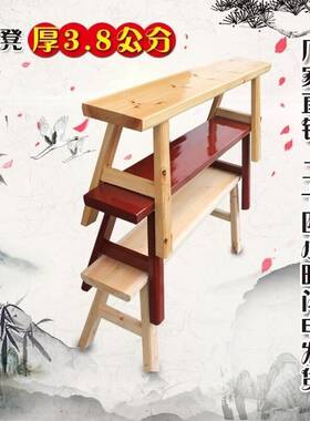 。长登子八仙桌凳子长条凳椅子实木老式农村木椅长板凳农家家用