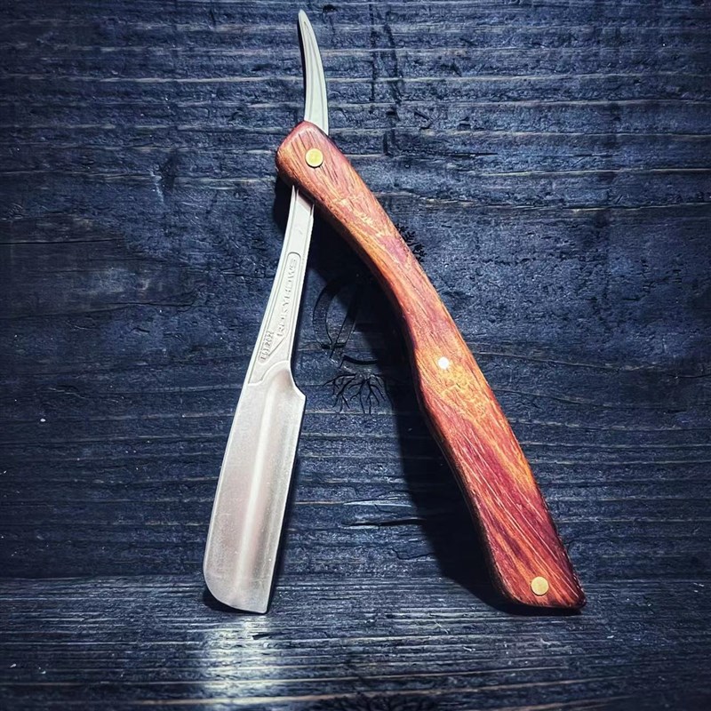 罗金霍斯剃刀老式剃须刀手动刮胡刮脸刮刀理发修面神器胡子刀片剃