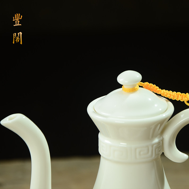 仿古酒壶一斤古风家用大容量中式宫廷复古白酒分酒器陶瓷酒具套装