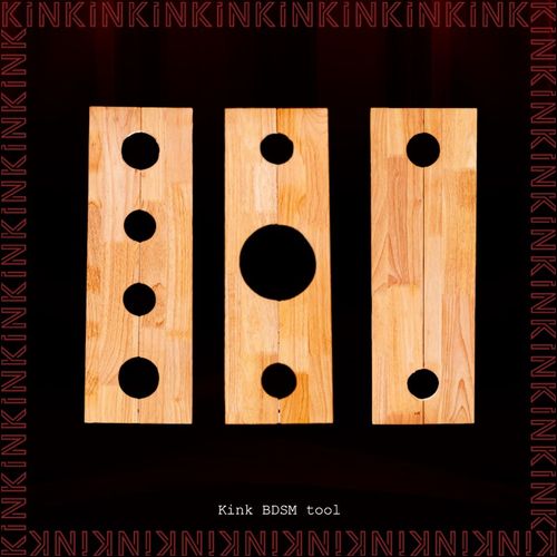 KinK古代刑具木枷锁拘束架饰品惩罚道具手枷脚枷木制