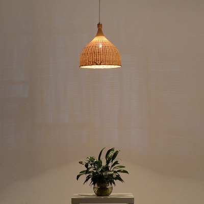 PTLIFE平田 新中式民宿客栈装饰吊灯主题餐厅创意竹编灯具日式风