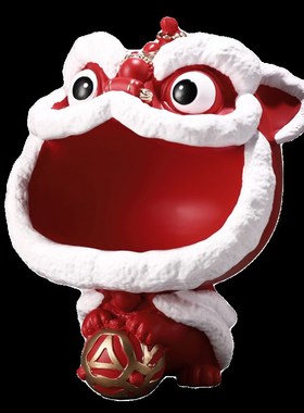 新年醒狮收纳摆件 高颜值入门玄关客厅电视柜茶几酒柜家居装饰品