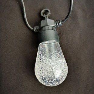 户外露营串灯串防水彩色G50高亮灯泡氛围彩灯庭院民宿门头装 饰灯