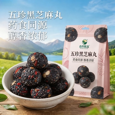 农科院黑芝麻丸官方旗舰店正糖桑葚枸杞软糕孕妇零食休闲食品小吃
