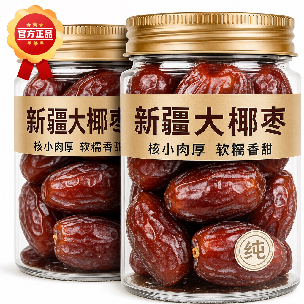 农科院黑椰枣伊朗进口果干蜜饯官方旗舰店新特疆产小零食休闲食品