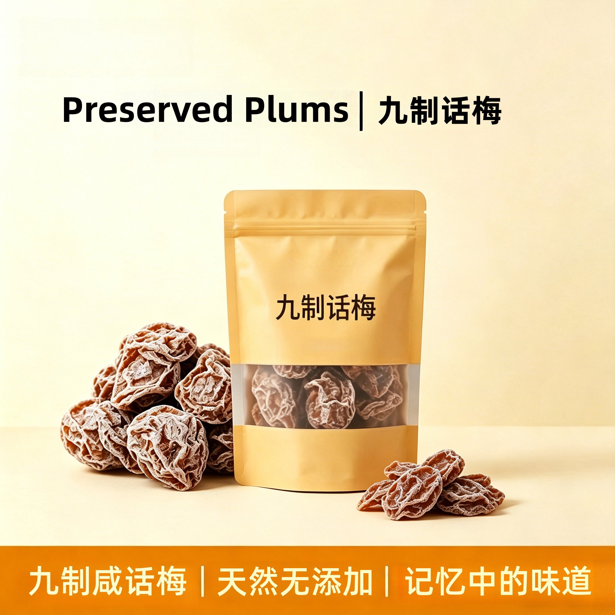 央妈推荐话梅500g九制话梅青梅酸梅话梅蜜饯酸甜梅咸话梅孕妇零食