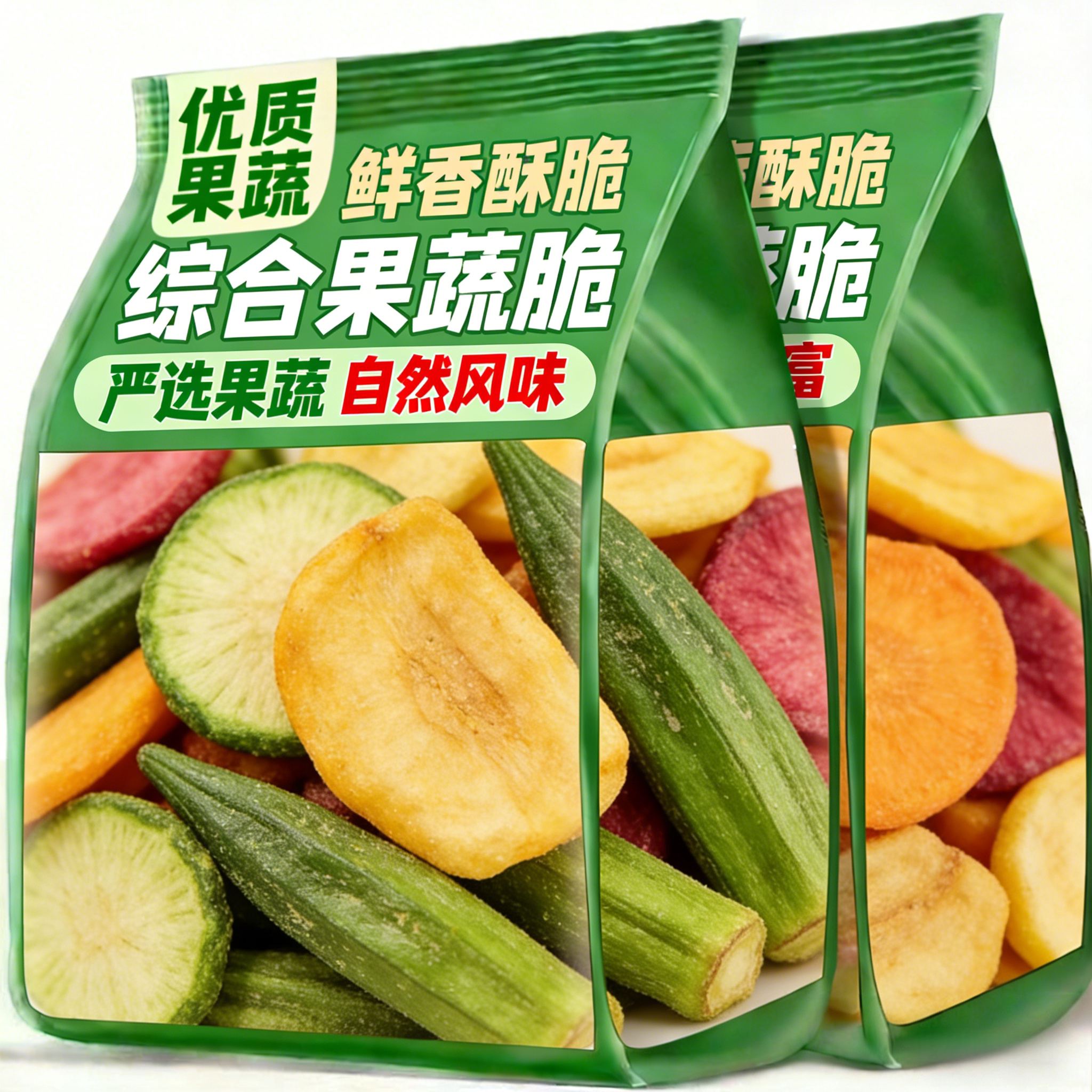 央妈推荐综合果蔬脆水果片500g冻干水果干果蔬脆儿童孕妇休闲零食