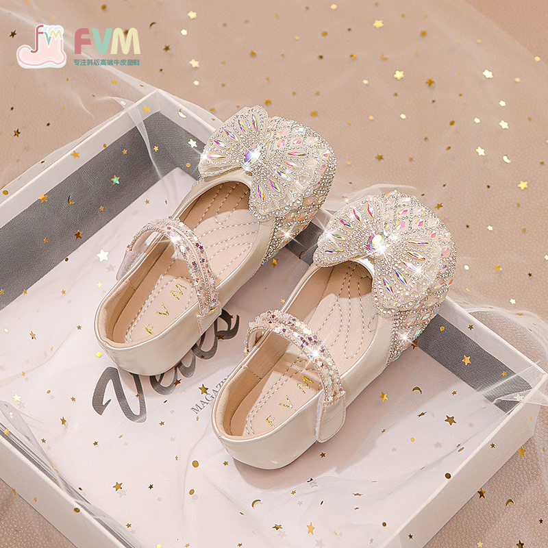 女童鞋子儿童公主小皮鞋2023春秋款新款秋季宝宝水晶闪亮水钻单鞋,童鞋/婴儿鞋/亲子鞋,水晶/水钻鞋,淘宝优惠券,粉丝福利购,淘宝优惠卷