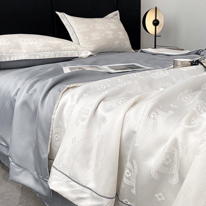 夏天冰丝夏被四件套夏季水洗真丝空调被夏凉被可水机洗薄被子被芯,床上用品,学生床品套件,淘宝优惠券,粉丝福利购,淘宝优惠卷