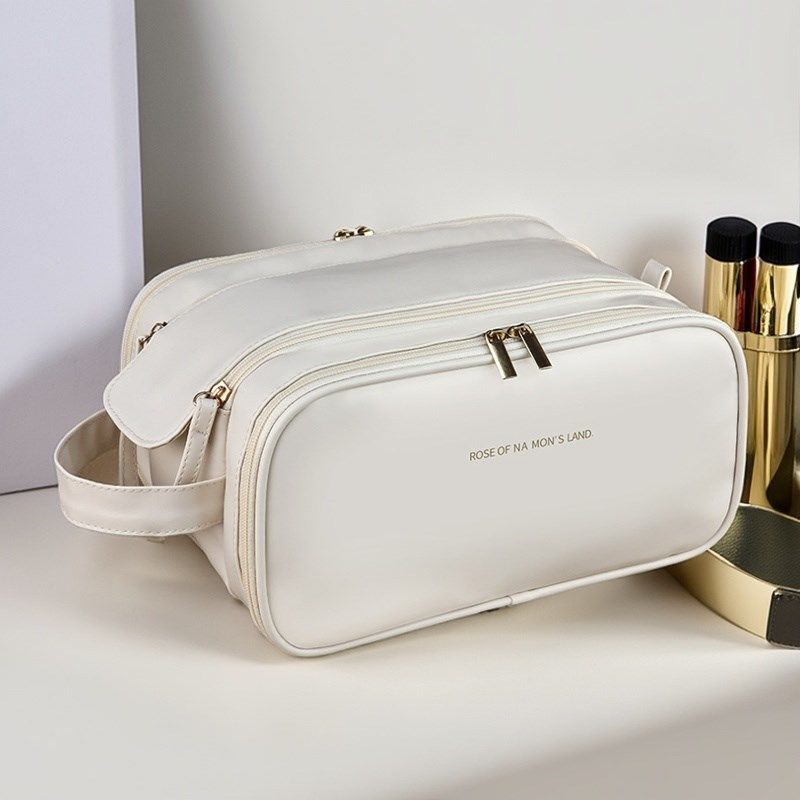 2025新款便携手提式干湿分离化妆包女大容量化妆品收纳袋分区收纳,收纳整理,化妆包,淘宝优惠券,粉丝福利购,淘宝优惠卷