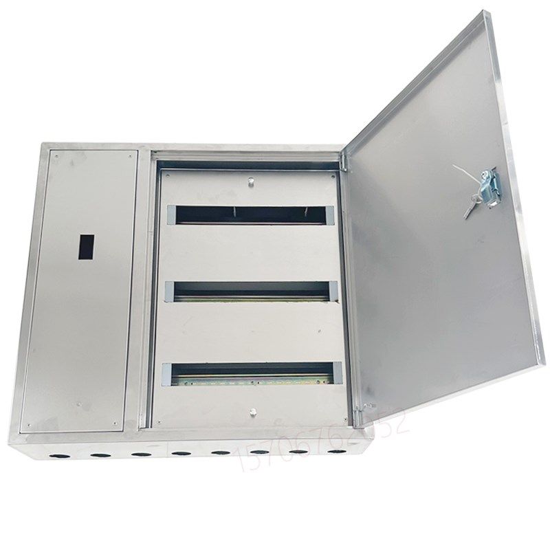 不锈钢双层门总控配电箱空开漏电C45箱3排100A明装家用消防箱定制,电子/电工,配电控制柜/控制箱,淘宝优惠券,粉丝福利购,淘宝优惠卷