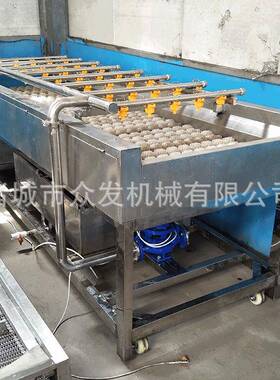 厂家供应压喷淋蔬菜清洗机毛刷除杂清洗机降解农残留