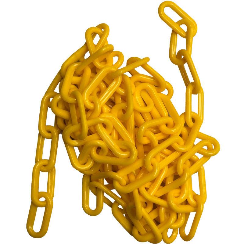 塑料链条警示柱防护反光路锥链条酒店隔离锥雪糕筒链