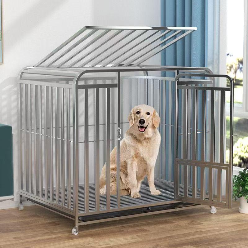 狗笼子大型犬中小型犬金毛边牧萨摩耶拉布拉多室内狗笼带厕所狗舍