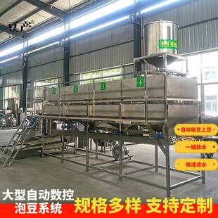 商用全黄豆浸泡系统日处理一吨自动除渣滤水的清洗泡豆智能高效