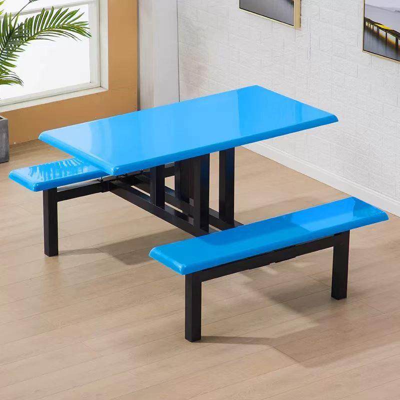 学校学生员工食堂餐桌椅组合8人公司工地不锈钢连体饭堂餐桌椅4人,商业/办公家具,食堂餐桌椅,淘宝优惠券,粉丝福利购,淘宝优惠卷