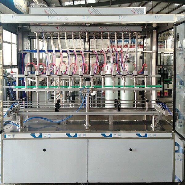 全自动5L桶装白酒灌装机大桶液体灌装设备2.5L塑料桶黄酒灌装机