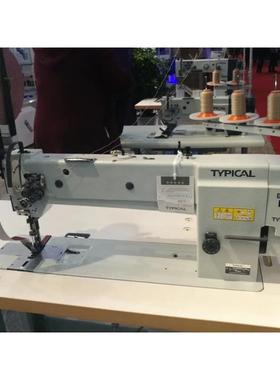 标准缝纫机双针20608HL18篷布胶垫拼接加长加高直驱自动剪线包边