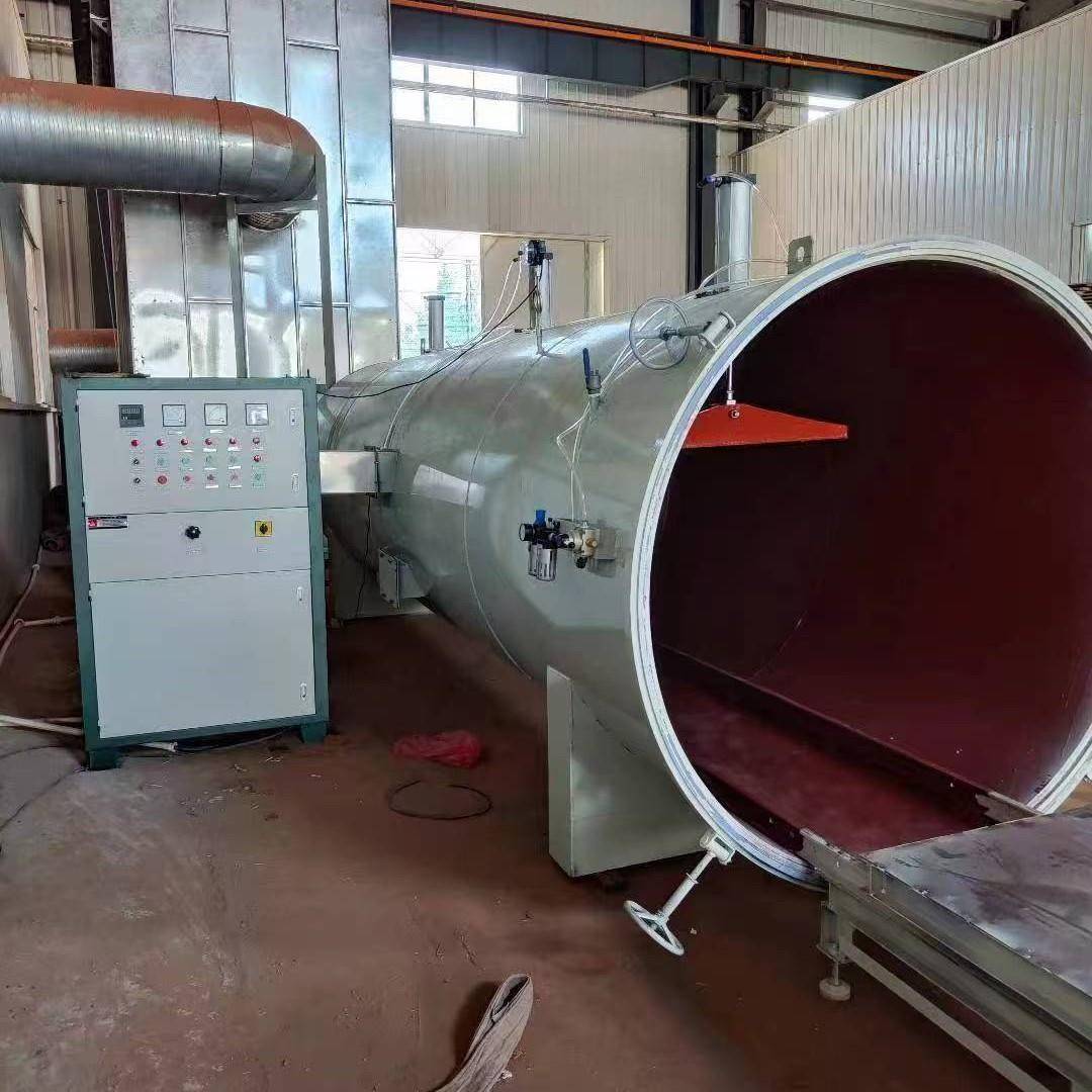 真空白腊木烘干机真空木材烘干罐大量供应木板碳化干燥机