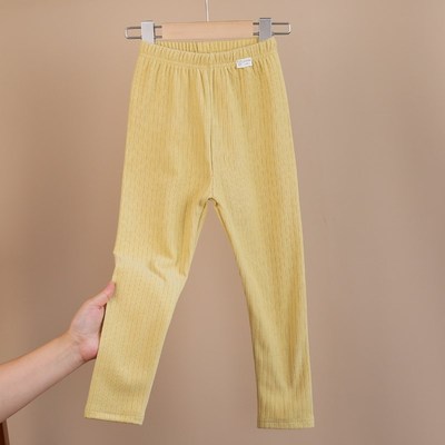 儿童磨毛保暖厚德绒打底裤冬中大童弹力秋裤宝宝男女童家居服睡裤