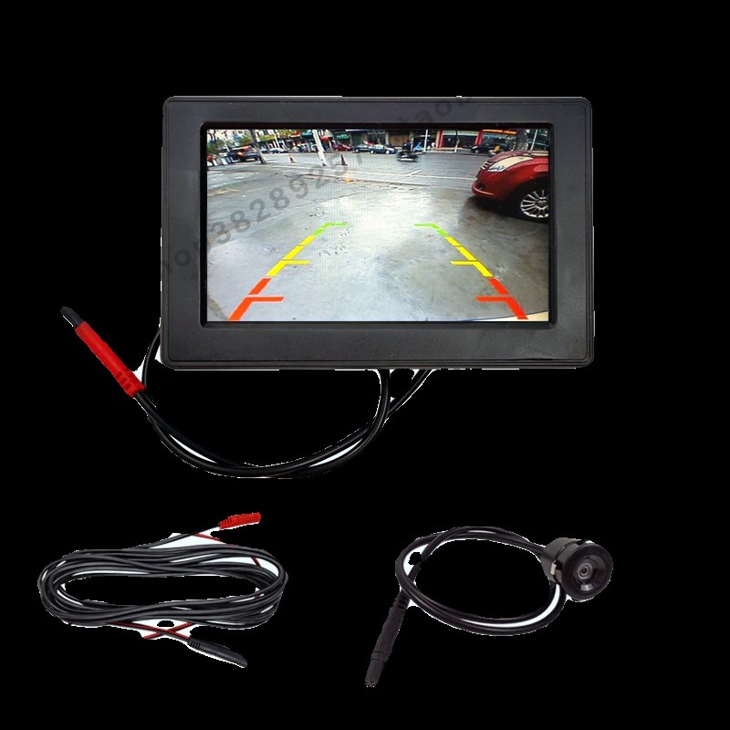 电动三轮车倒车影像电瓶四轮电轿车通用4.3/7寸12V高清后视显示屏