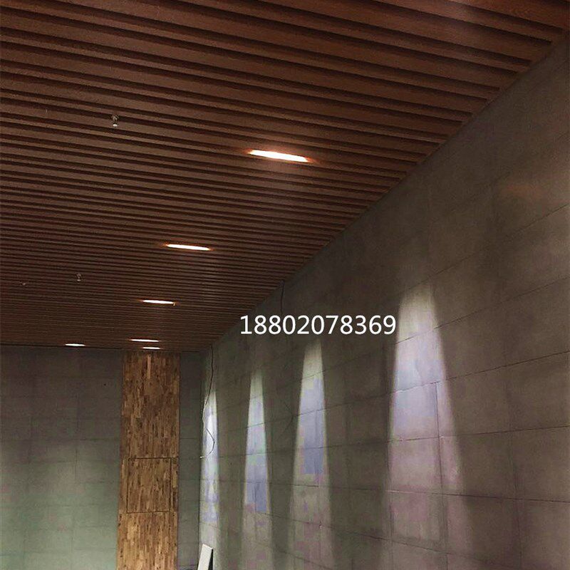 吊顶装饰弧形铝方通u型铝条造型吊顶铝方通厂家订做规格尺寸
