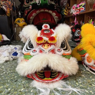 醒狮狮头 狮头南狮 广东醒狮南狮训练狮头 南狮醒狮全 龙狮道具