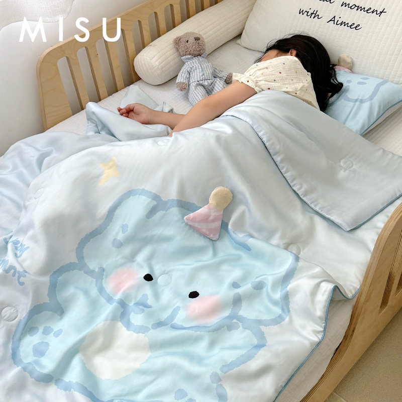 苏儿童立体手工天丝夏被夏季凉感亲子夏凉被宝宝学生被