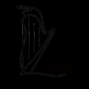 升声竖琴欧式古典莱雅里拉琴半音扳键弦弦弦弦琴弦