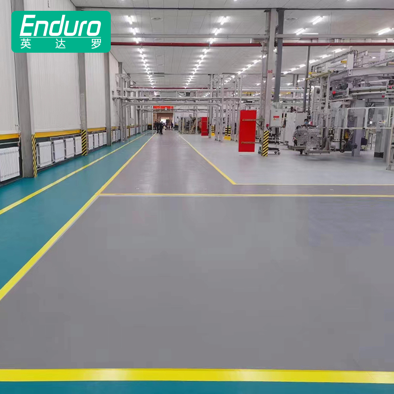 英达罗工厂防腐防NMP工业地板革 单玻纤高耐磨耐压厂房车间实验室