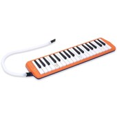 奇美牌键小荧星口风琴橙色蓝色皮革包键口风琴学生初学入门