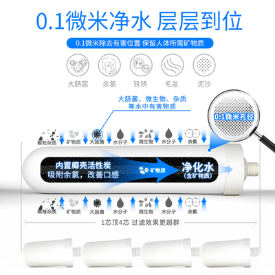 史蒂夫净水器原装陶瓷滤芯配件家用直饮通用sat900-11乔治过滤芯