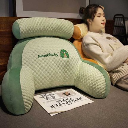 夏季冰豆豆床头腰靠软靠垫沙发抱枕靠背枕头卧室看书床靠护腰枕垫