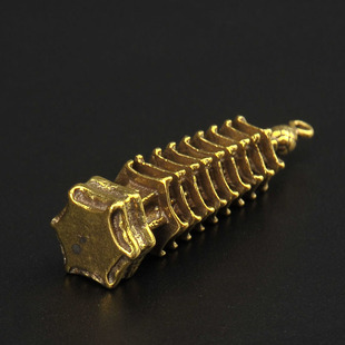 创意纯黄铜九层塔运气上升复古钥匙扣挂件汽车装饰平安吉祥礼品潮