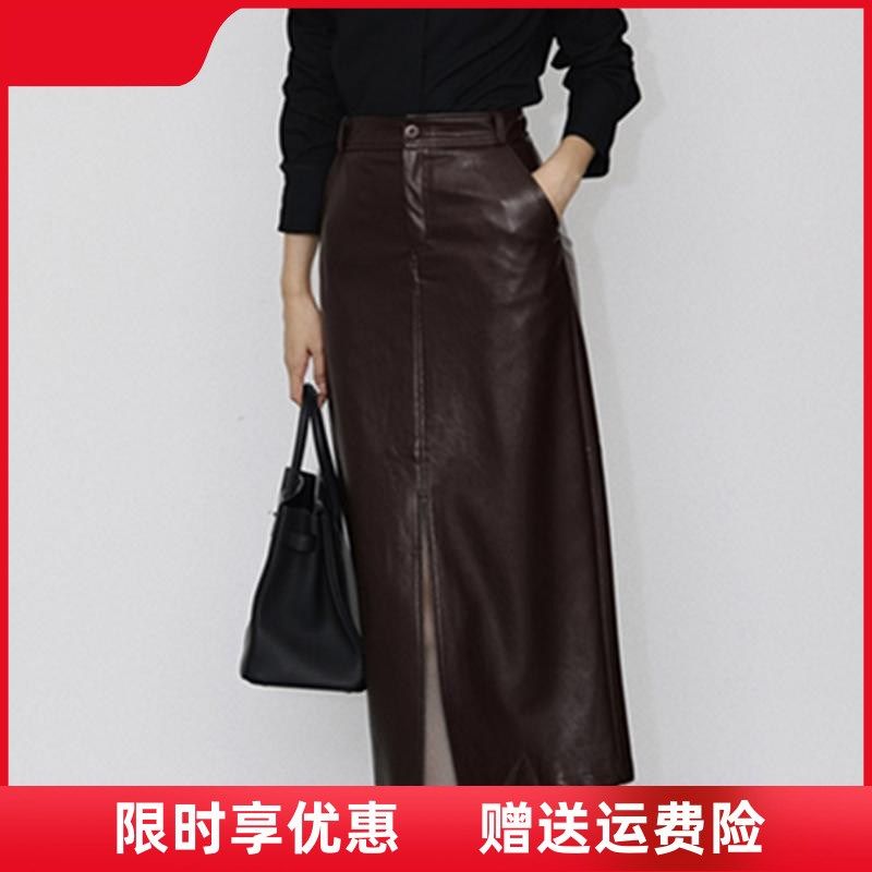 安可拉红PU皮裙中长款高级感气质包臀裙女士秋冬大码前开叉半身裙