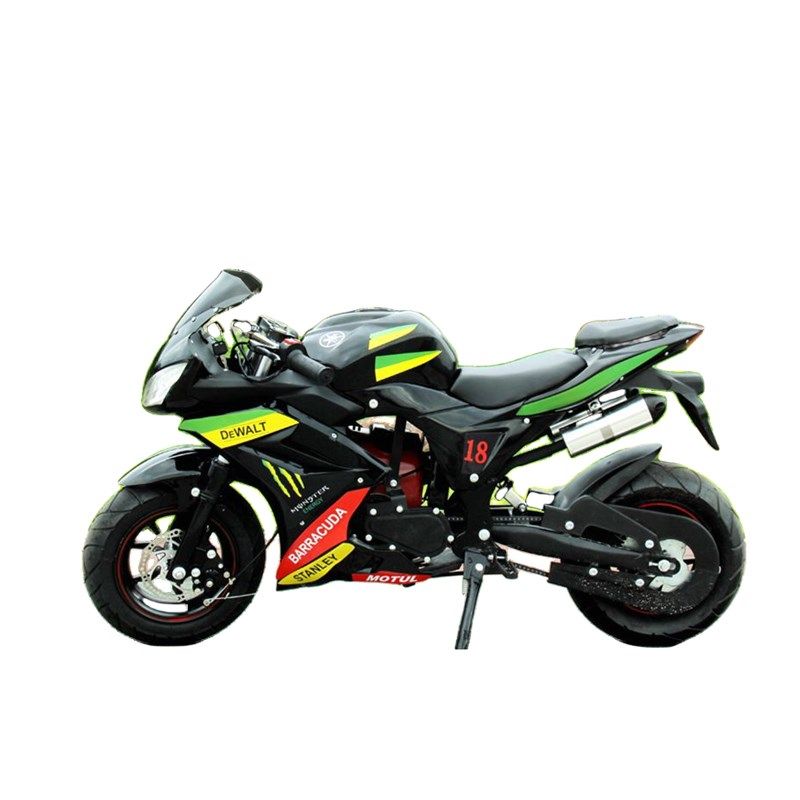 49CC炫酷小趴赛儿童燃油摩托车机车成人二冲四冲燃油电动车小跑车