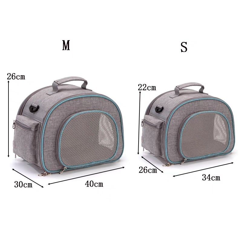 防抓透气手提猫包单肩斜跨小型猫咪笼子小型狗宠物外带便携背包X