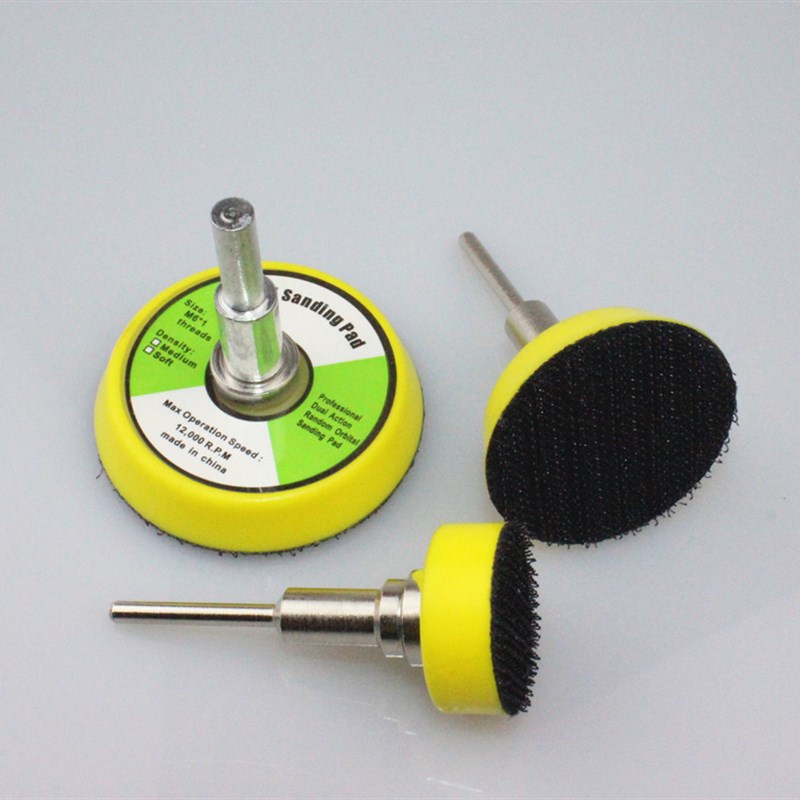 植绒砂纸自粘吸盘电钻电磨角磨机砂纸小吸盘汽车抛光1寸2寸打磨盘