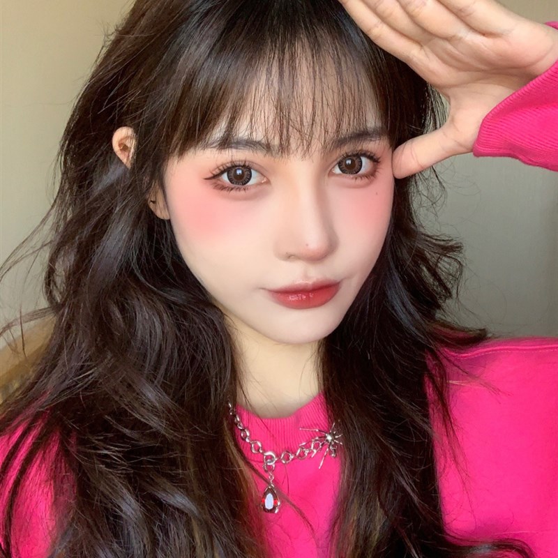 空气刘海真发假发女网红漫画假刘海超薄自然隐形无痕齐留海假发片