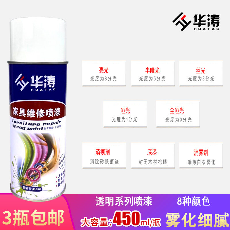 木器漆旧家具翻新改色木质门木头木漆白漆漆自刷油漆家用水性漆