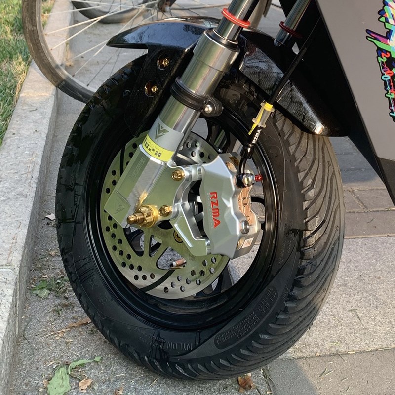 rzm瑞祖玛刹车卡钳小辐射碟刹泵对四活塞CNC阳极处理D纹铝合金