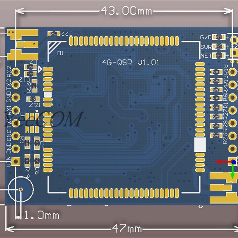 移讯通G DTU模块GP北斗定位TTL串口透传MQTT阿里HTTP轮询CT1