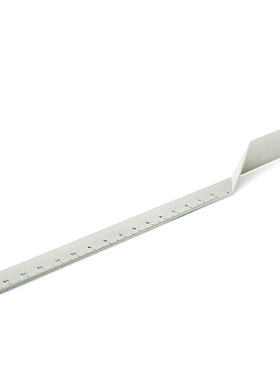 WHIE DEIGN建筑感直尺设计师格尺金属铝合金尺子创意办公文具