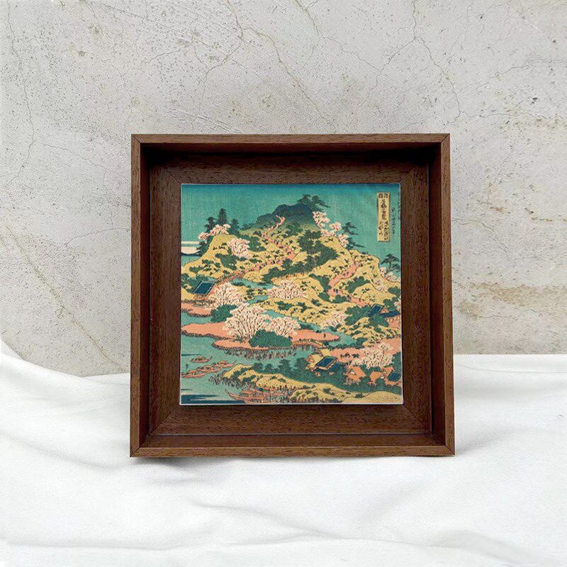 实木油画框层外框型悬浮丙烯画框订制装裱数字油画框