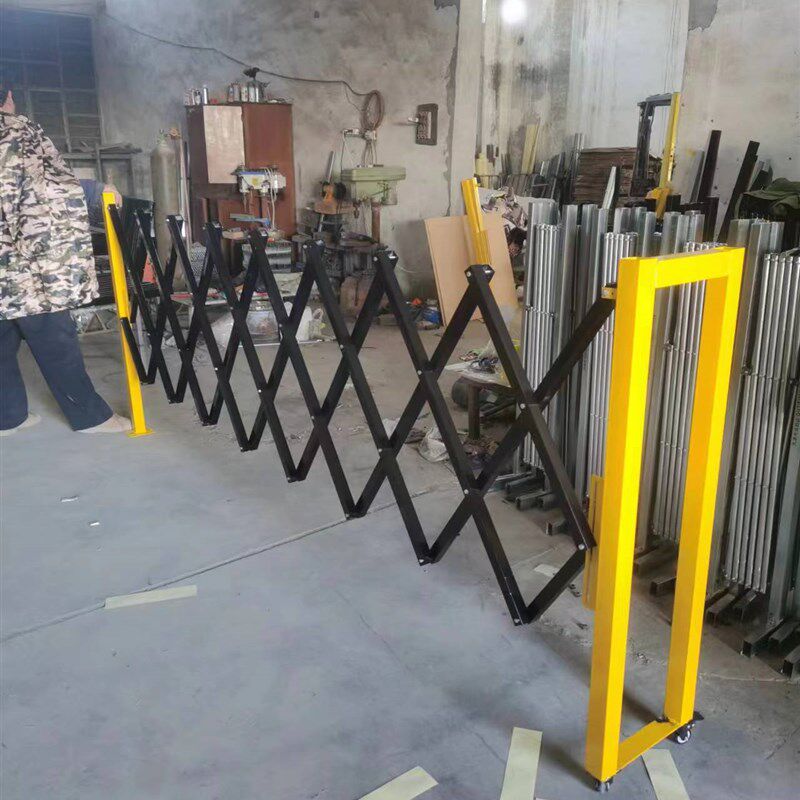 定制钢铁伸缩门伸缩栅栏拉门伸缩围栏伸缩护栏隔离阻挡门
