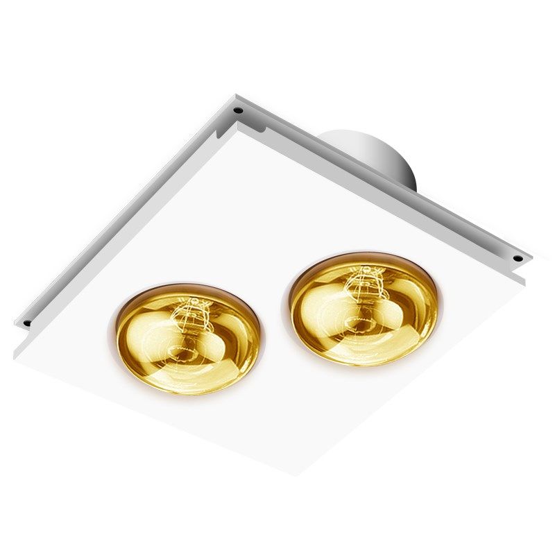 灯暖浴霸集成吊顶铝扣板两灯w二取暖灯泡浴室防水灯