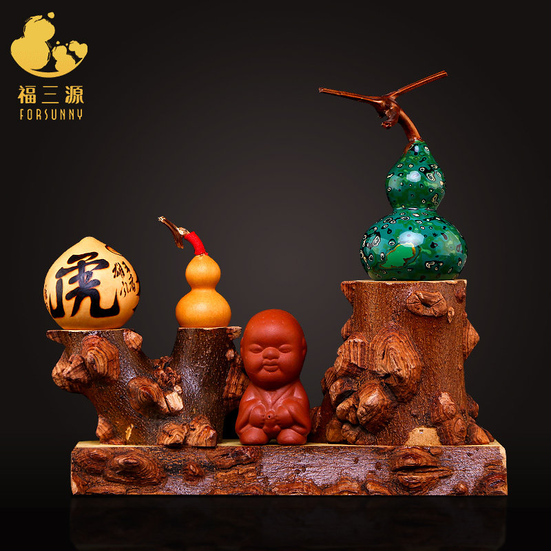 葫芦玄关底座架文玩椒木精品小把件手捻天然异形实木手工