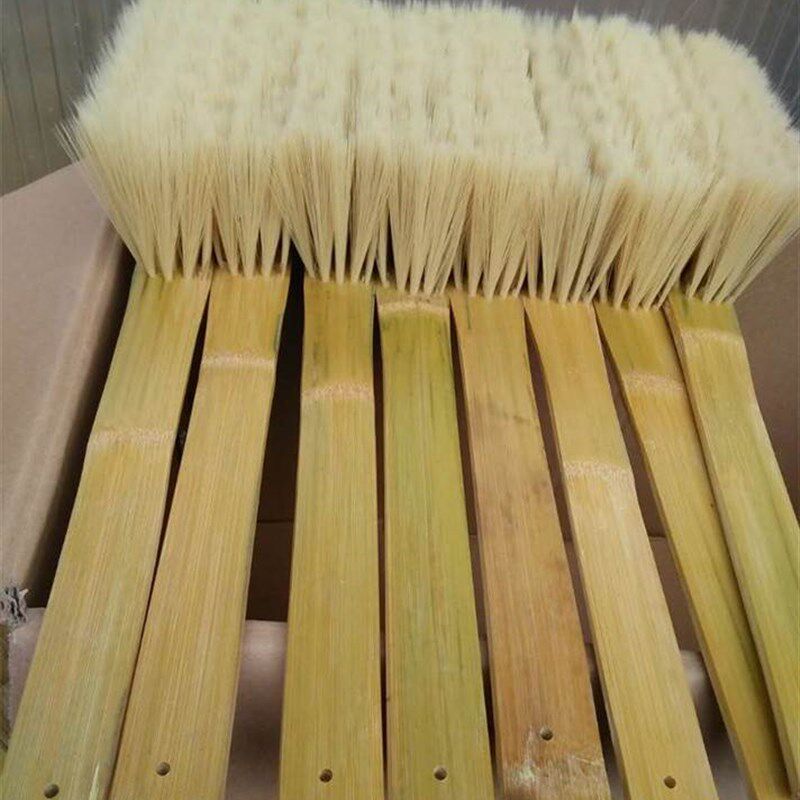 长把竹硬毛刷长毛刷尼龙丝纺织工业面粉洁刷子把以上