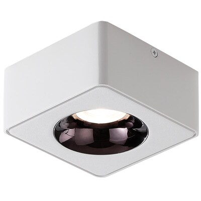 卧室极简客厅无灯明装智能吸顶单头头四头方形