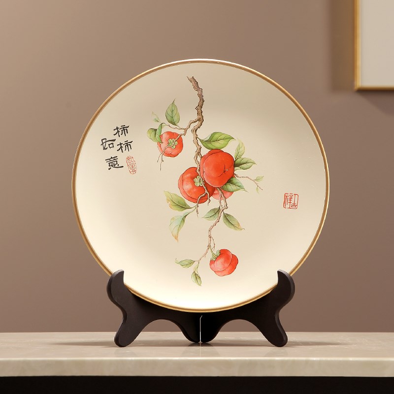 新中式五福临门摆件办公室玄关电视柜客厅酒柜装饰品乔迁开业礼物